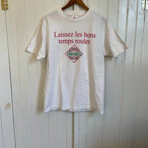 Vintage Tabasco Shirt 90s Louisiana Official Merch Medium Single Stitch USA Made